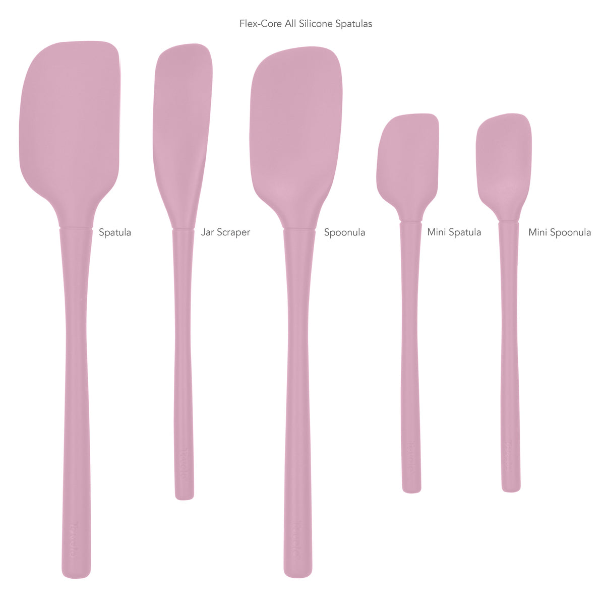 Flex-Core® All-Silicone Spatulas - Set of 5