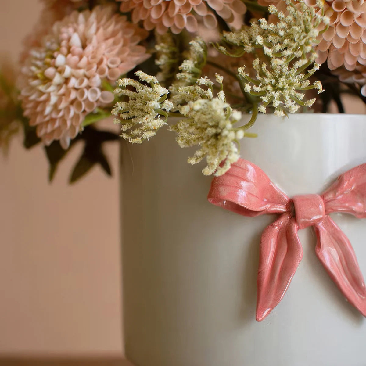 Pretty in Pink Ceramic Pot