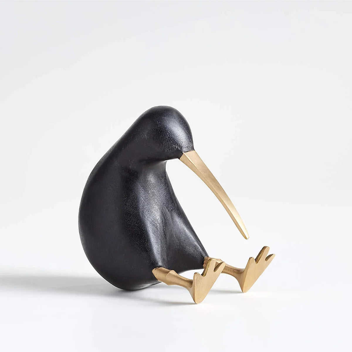 Minimalist Wooden Kiwi Bird