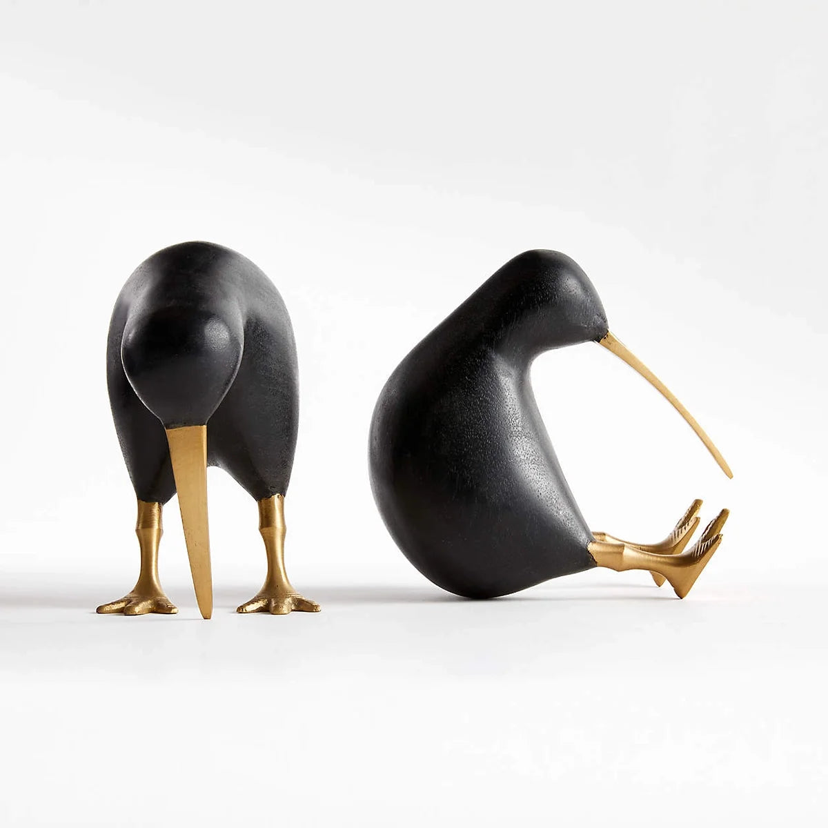 Minimalist Wooden Kiwi Bird