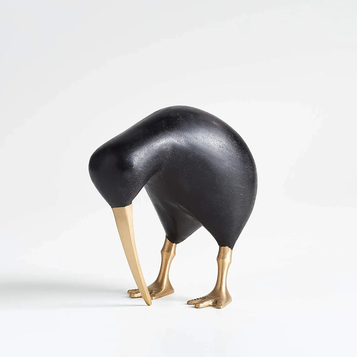 Minimalist Wooden Kiwi Bird