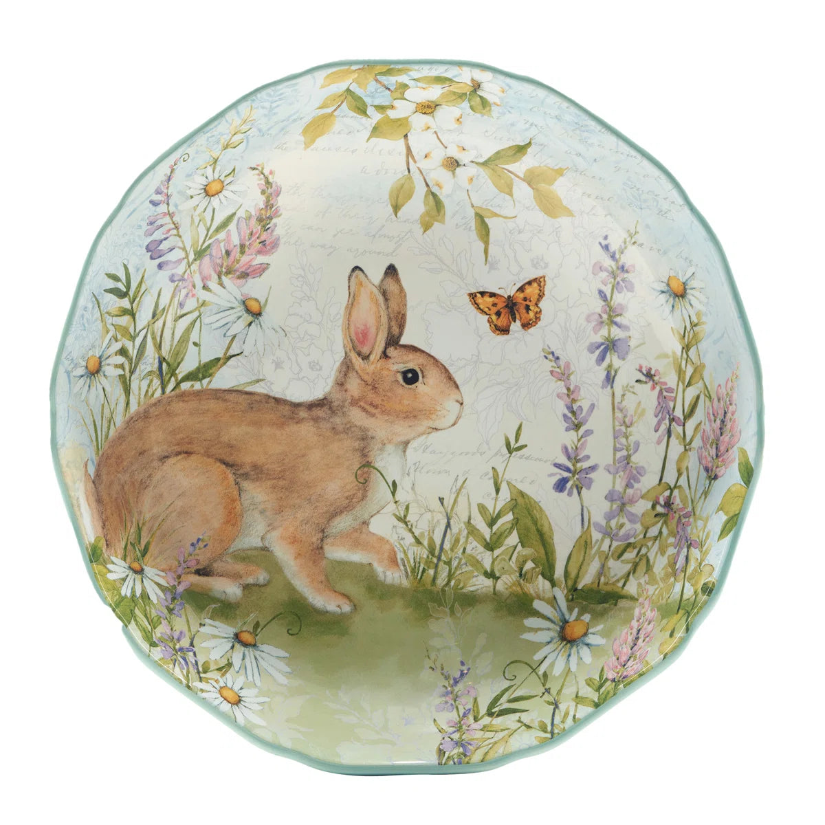Easter Meadow Ceramic Serving Bowl