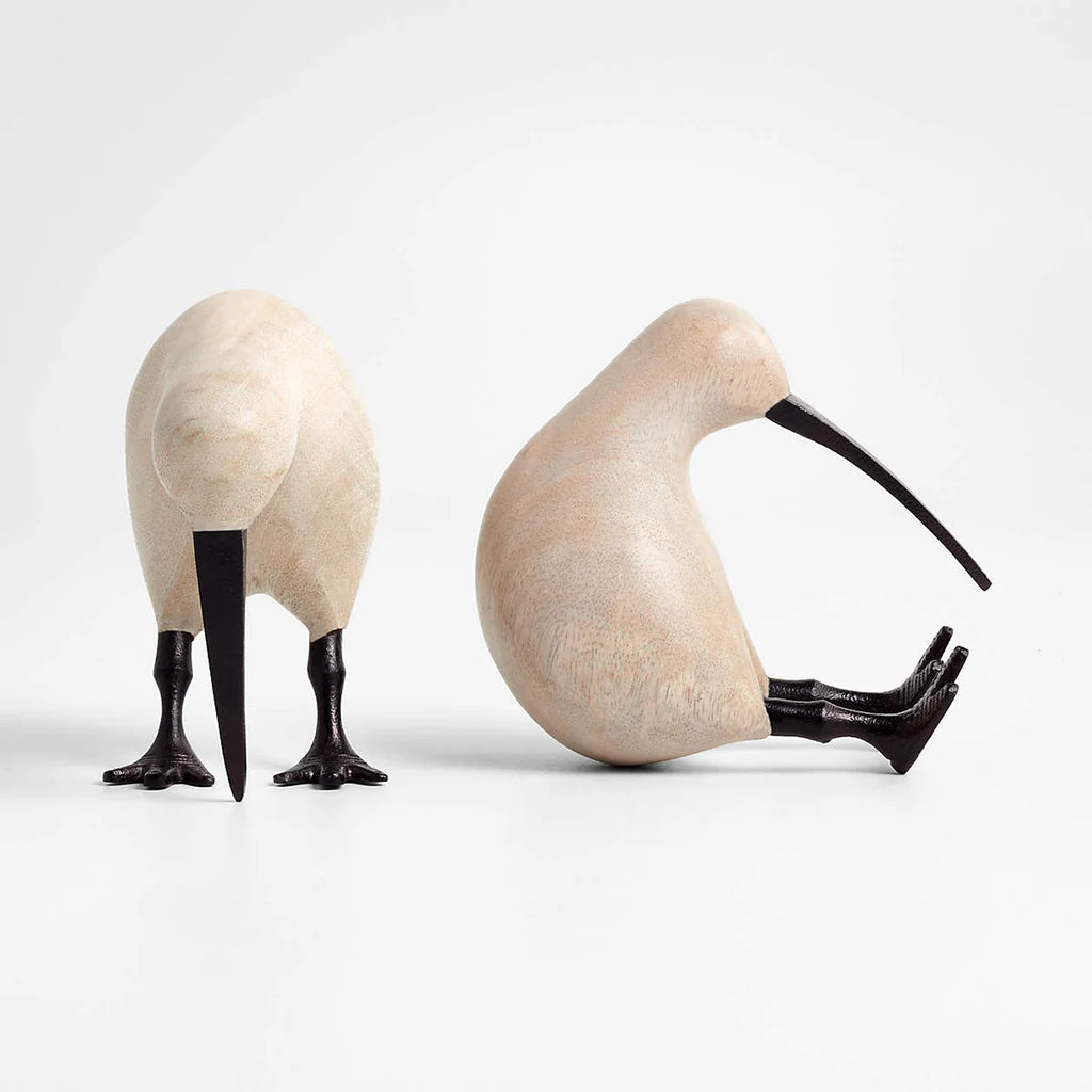 Minimalist Wooden Kiwi Bird