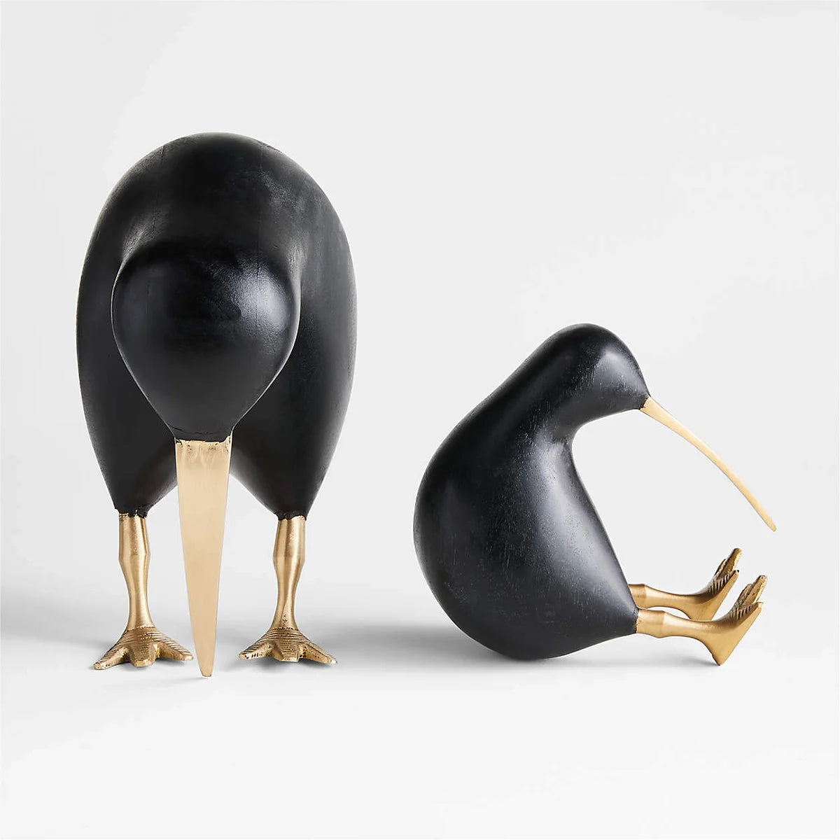 Minimalist Wooden Kiwi Bird