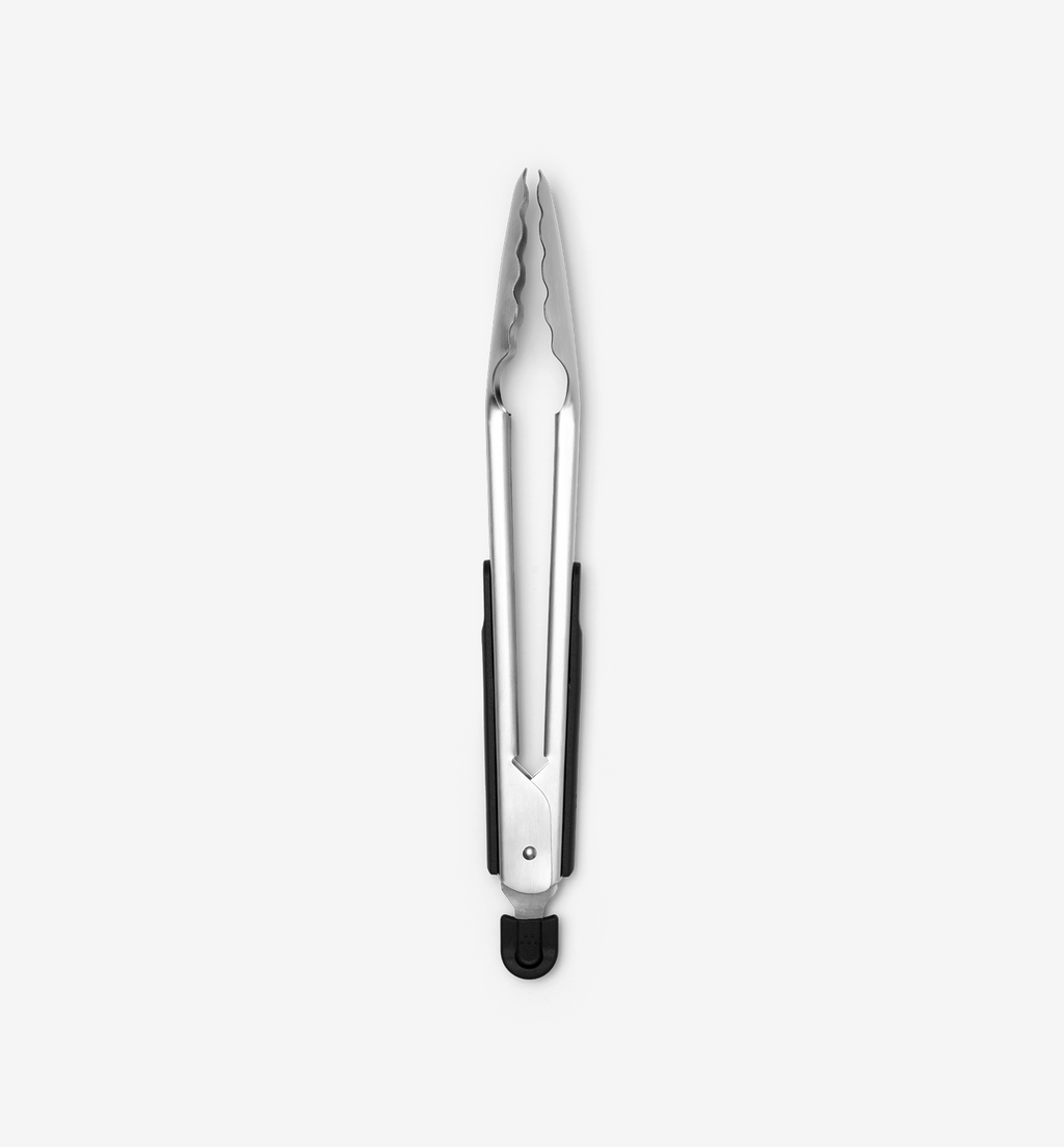 Stainless Steel Tongs - Black