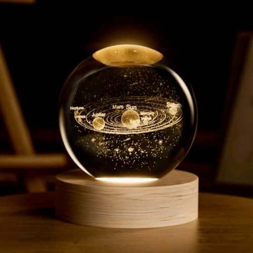 3D Solar System Crystal Ball
