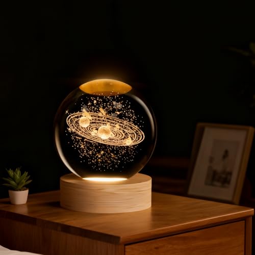 3D Solar System Crystal Ball