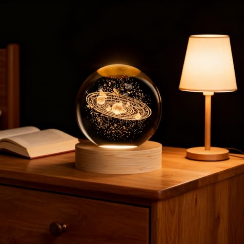 3D Solar System Crystal Ball