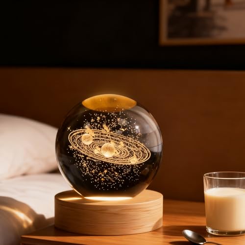 3D Solar System Crystal Ball